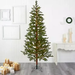 Online 7.5 ft. Clear Lit Fairbanks Fir Christmas Tree Christmas Trees