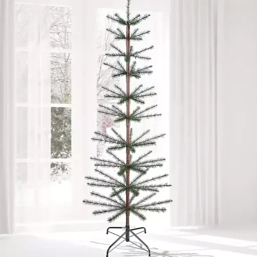 Clearance 6 ft. Feather Bristle Display Christmas Tree Christmas Trees