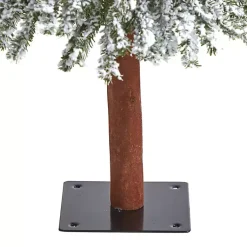 Online 4 ft. Lit Flocked Grand Alpine Christmas Tree Christmas Trees