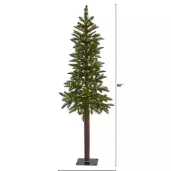 Online 5 ft. Lit Twinkling Alaskan Alpine Christmas Tree Christmas Trees