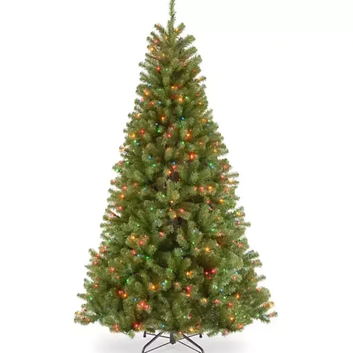 New 7 ft. Multi-Lit North Valley Spruce Christmas Tree Christmas Trees