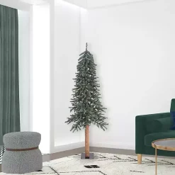 New 6 ft. Natural Bark Alpine Christmas Tree Christmas Trees