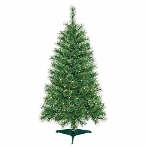 Sale 4 ft. Pre-Lit Cashmere Christmas Tree Christmas Trees