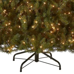 Clearance 9 ft. Pre-Lit Dunhill Fir Hinged Christmas Tree Christmas Trees