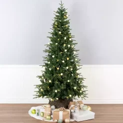 6 ft. Pre-Lit Globe Light Duxbury Christmas Tree Christmas Trees