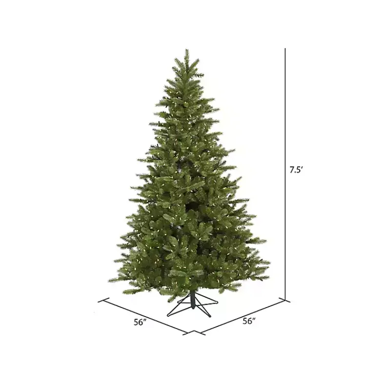 7.5 ft. Pre-Lit King Spruce Christmas Tree Christmas Trees