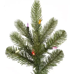 New 5.5 ft. Pre-Lit Multicolor Spruce Christmas Tree Christmas Trees