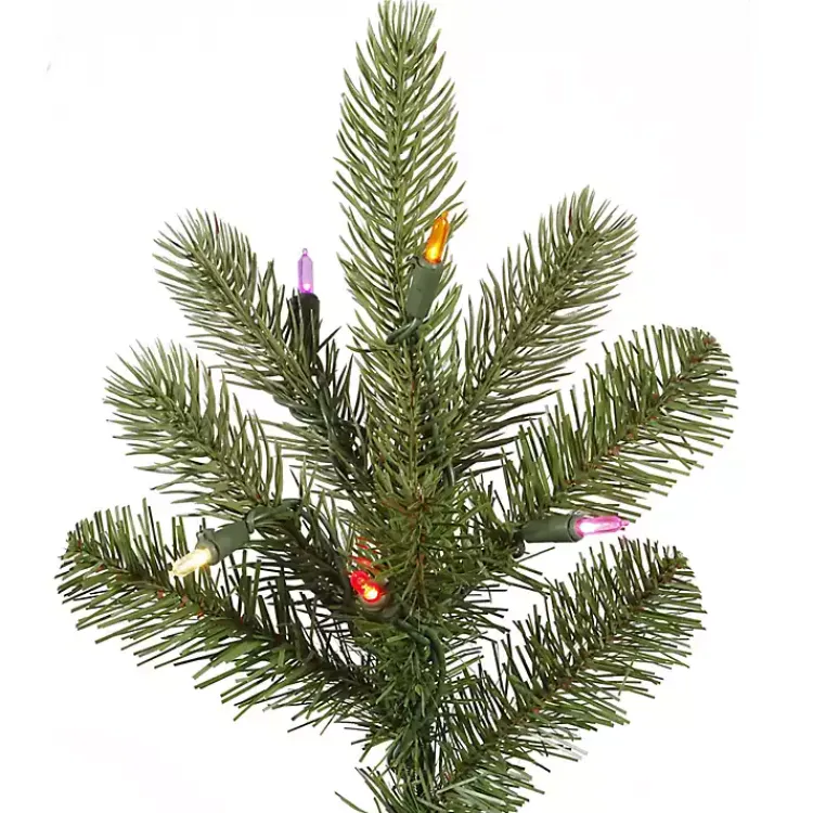 New 5.5 ft. Pre-Lit Multicolor Spruce Christmas Tree Christmas Trees