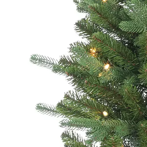 6.5 ft. Pre-Lit Narrow Dover Pine Christmas Tree Christmas Trees