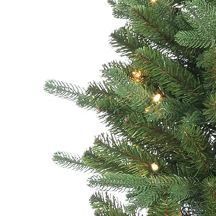 6.5 ft. Pre-Lit Narrow Dover Pine Christmas Tree Christmas Trees