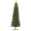Discount 7.5 ft. Pre-Lit Narrow Dover Pine Christmas Tree Christmas Trees