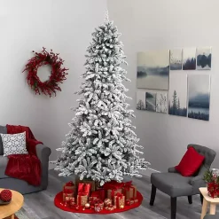 New 9 ft. Pre-Lit Pine Cone Covered Christmas Tree Christmas Trees