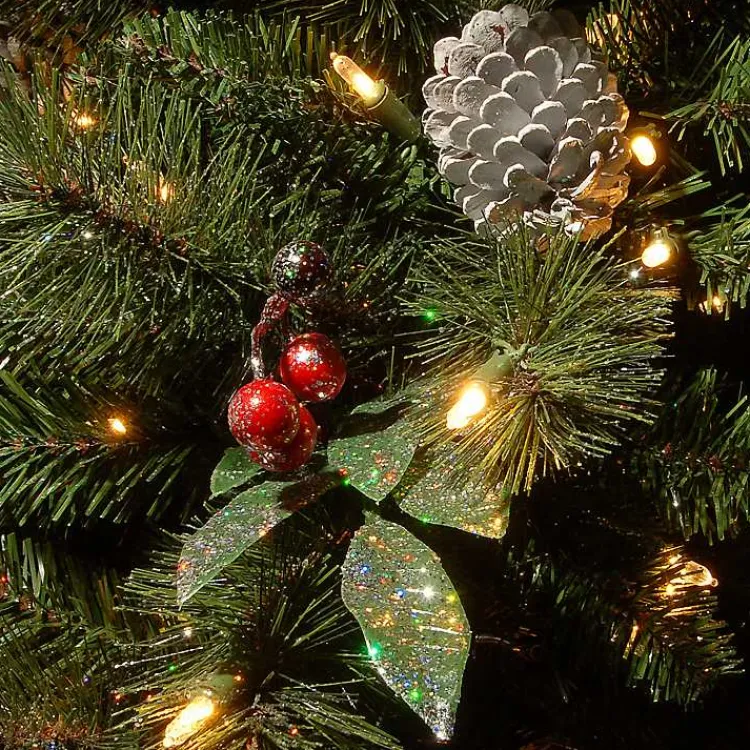 Best 4 ft. Pre-Lit Pinecone and Berry Christmas Tree Christmas Trees