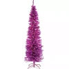 Hot 6 ft. Pre-Lit Pink Tinsel Christmas Tree Christmas Trees