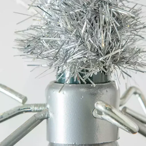Sale 4 ft. Pre-Lit Tinsel Christmas Tree Christmas Trees