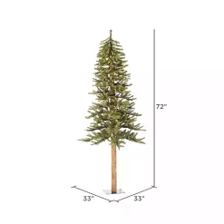 Best 6 ft. Pre-Lit Warm Natural Alpine Christmas Tree Christmas Trees