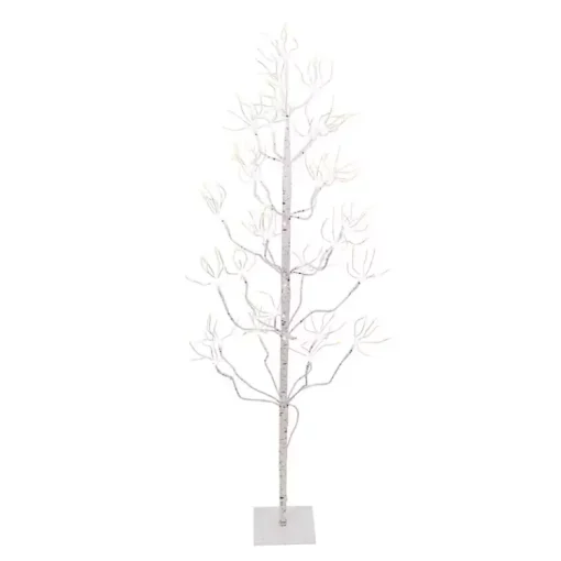 Best 4 ft. Pre-Lit White Birch Christmas Tree Christmas Trees