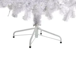 New 6 ft. Pre-Lit White Christmas Tree Christmas Trees