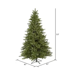 New 5.5 ft. Pre-Lit White Lights Spruce Christmas Tree Christmas Trees