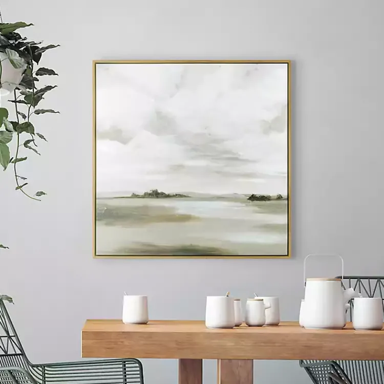Kirklands Home Canvas Art|A Cloudy Day Framed Canvas Art Print Gray