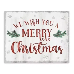 A Merry Christmas Canvas Art Print, 24x30 Christmas Art & Wall Decor