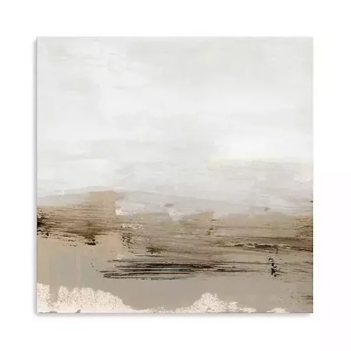 Kirklands Home Canvas Art|Abstract Brushed Pavement Canvas Art Print