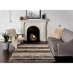 Kirklands Home Area Rugs|Abstract Jordi Area Rug, 5x8 Tan