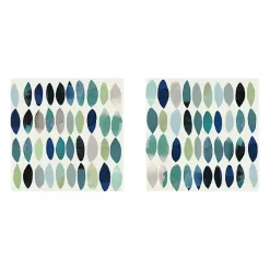 Kirklands Home Canvas Art|Abstract Leaf Giclee Canvas Art Prints, Set of 2