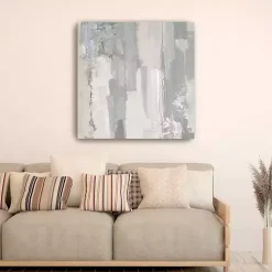 Kirklands Home Canvas Art|Abstract Meadow Large Canvas Art Print Gray