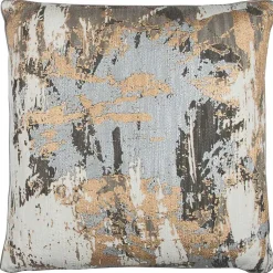Outlet Abstract Metallic Foil Pillow Pillows