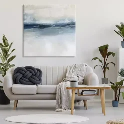 Kirklands Home Canvas Art|Abstract Nautical Horizon Canvas Print, 36x36 in.
