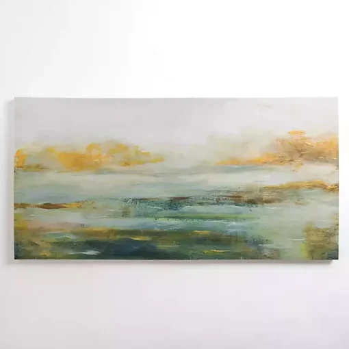 Kirklands Home Canvas Art|Abstract Rolling Moor Canvas Art Print