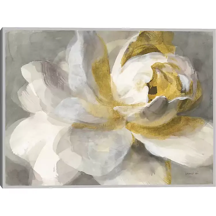 Kirklands Home Canvas Art|Abstract Rose Framed Canvas Art Print