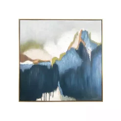 Kirklands Home Canvas Art|Abstract Vision Framed Canvas Art Print Blue