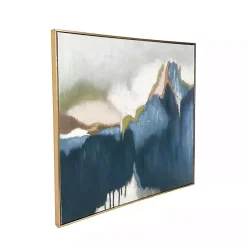 Kirklands Home Canvas Art|Abstract Vision Framed Canvas Art Print Blue