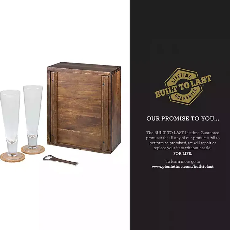 Kirklands Home Barware|Acacia Tennessee Titans Beer Glass Set