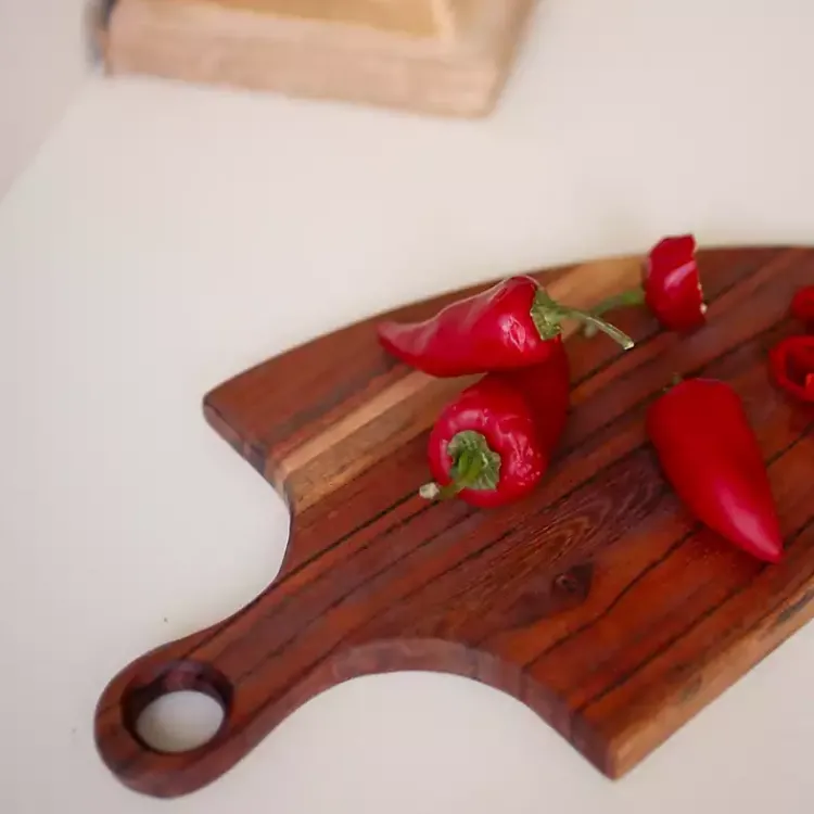 Kirklands Home Serving & Entertaining|Acacia Wood 4-pc. Hanging Cutting Board Brown