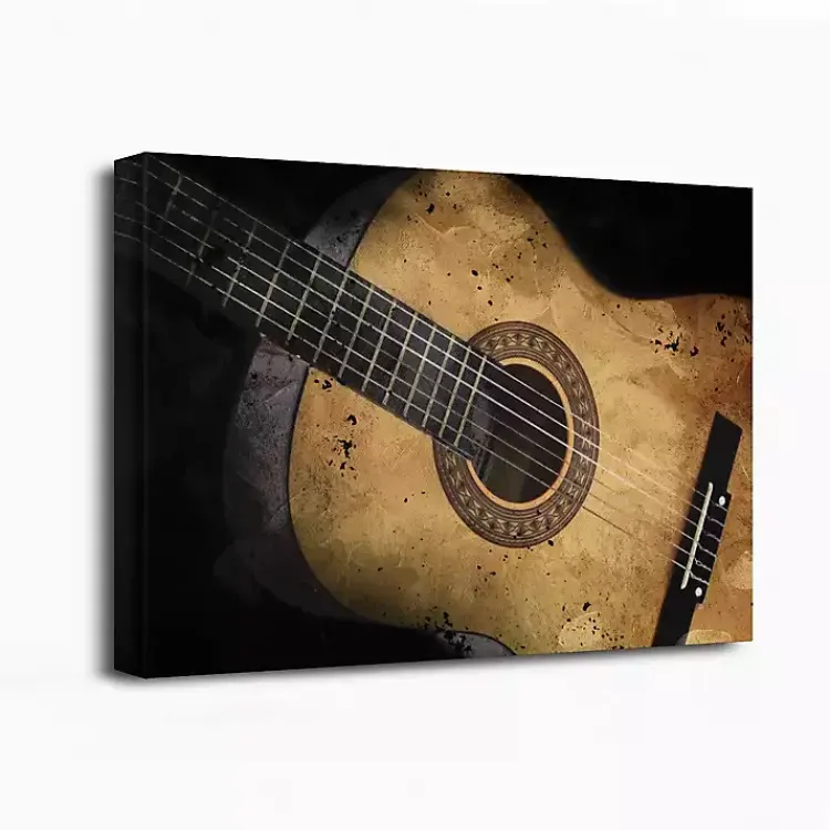 Kirklands Home Canvas Art|Acoustic Guitar Canvas Art Print