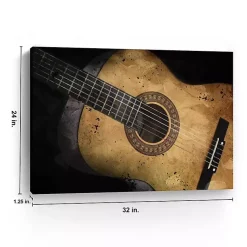 Kirklands Home Canvas Art|Acoustic Guitar Canvas Art Print