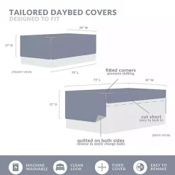 Kirklands Home Quilts|Adley Reversible Daybed 6-pc. Quilt Cover Set