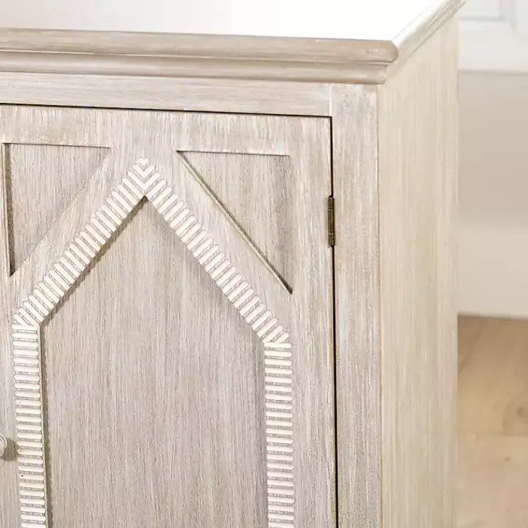 Kirklands Home Cabinets & Sideboards|Alana washed 4-Door Cabinet White