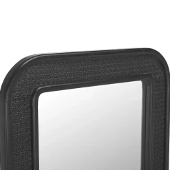 Kirklands Home Decorative Mirrors|Alessa Black Rectangular Wall Mirror