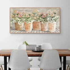 Kirklands Home Canvas Art|All in a Row Framed Canvas Art Print