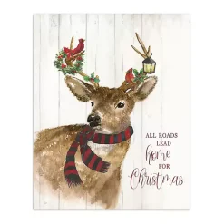 Best All Roads Lead Home Canvas Art Print Christmas Art & Wall Decor