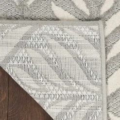 Kirklands Home Outdoor Rugs|Aloha Ash Botanical Indoor/Outdoor Area Rug, 9x12