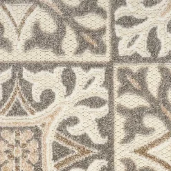 Kirklands Home Outdoor Rugs|Aloha Ivory Geometric Indoor/Outdoor Area Rug, 3x5