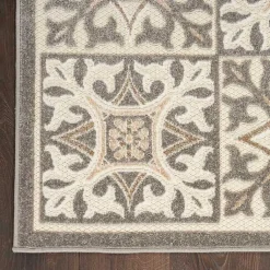 Kirklands Home Outdoor Rugs|Aloha Ivory Geometric Indoor/Outdoor Area Rug, 6x9