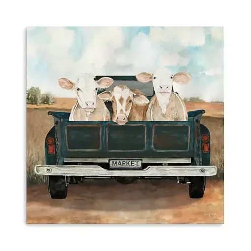 Kirklands Home Canvas Art|Along for the Ride Canvas Art Print, 40x40 in. Multi