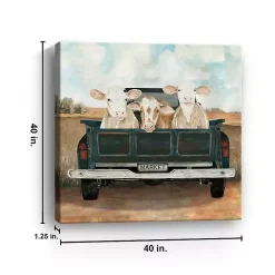 Kirklands Home Canvas Art|Along for the Ride Canvas Art Print, 40x40 in. Multi