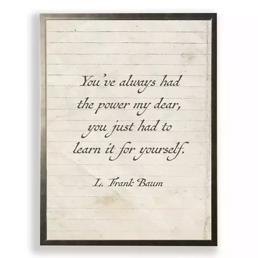 Kirklands Home Wall Quotes & Signs|Always Had The Power Wall Plaque White